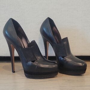 Casadei Black High Heel Shoes